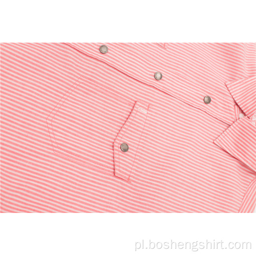 Wysokiej jakości tania różowa letnia koszula na co dzień